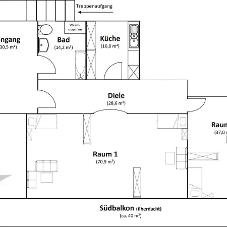 Ferienwohnung Monteurwohnung Greengarden
